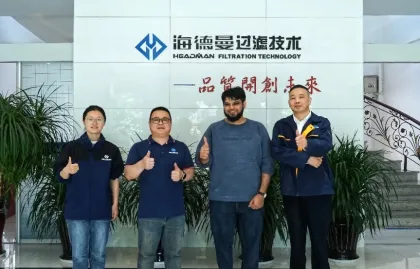I clienti sauditi visitano Headman Filtration per esplorare opportunità di approfondimento della cooperazione e apertura di nuovi orizzonti