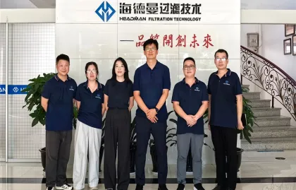 Il gruppo moderno del Jiangsu visita il capo della filtrazione delle macchine ingegneristiche per il nuovo capitolo in collaborazione